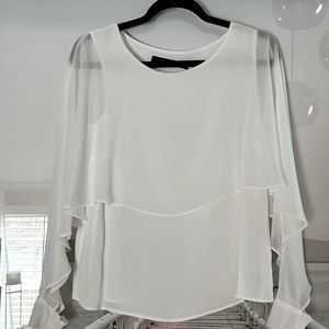 ZARA WOMEN WHITE BLOUSE - NWOT
